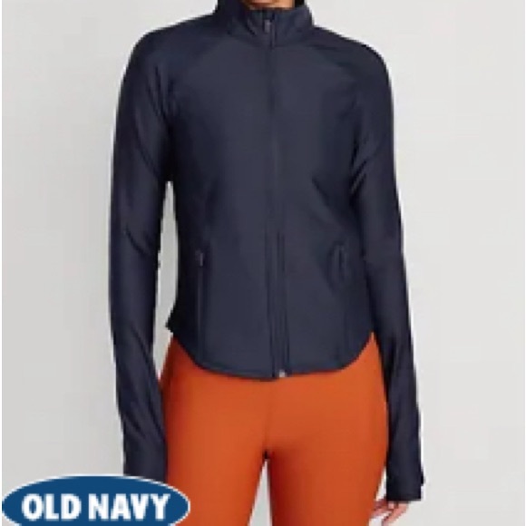 Old Navy PowerSoft Full Zip Jacket. Size XL, in navy blue color - Picture 7 of 7